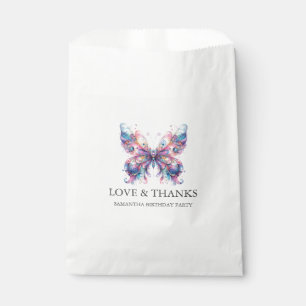Personalised Favour Bags Magical Butterfly