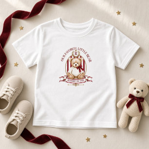 Personalised Favourite Little Bear First Birthday Toddler T-Shirt