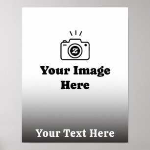 Personalised Favourite Photo with Text Poster
