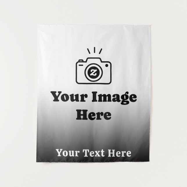 Personalised Favourite Photo with Text Tapestry (Front)