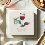 Personalised Favours Winery Stone Coaster<br><div class="desc">Crafted with a personal touch, these custom stone coasters not only add an elegant touch to your event but also serve as a meaningful keepsake for your guests to cherish. Unlike disposable paper place cards, these coasters won't be tossed aside. You can further tailor them to your liking using the...</div>