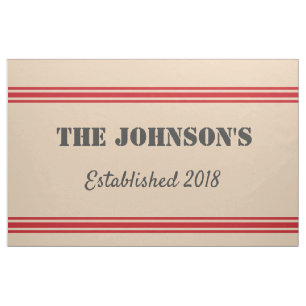 Personalised Feedsack Inspired Fabric