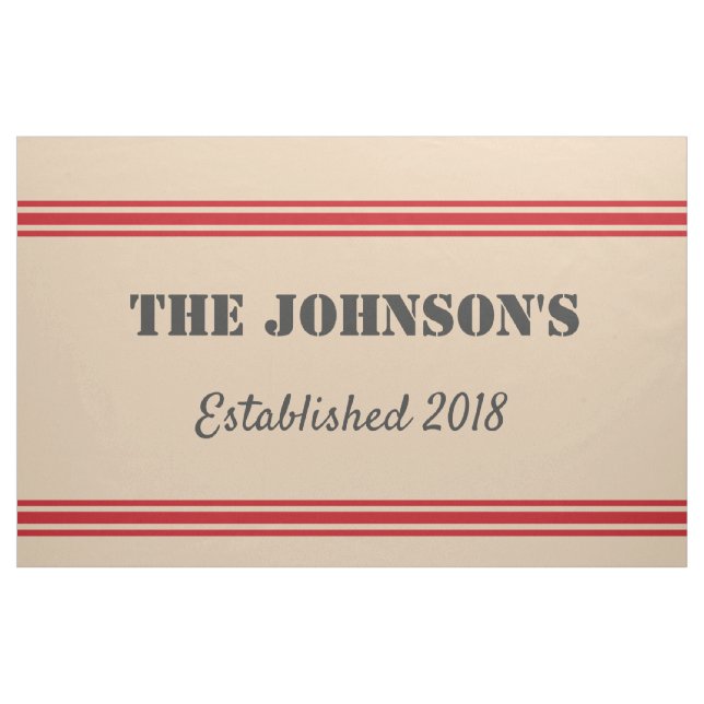 Personalised Feedsack Inspired Fabric (Fat Quarter)