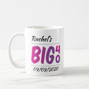 Personalised Female "Big 40" Mug