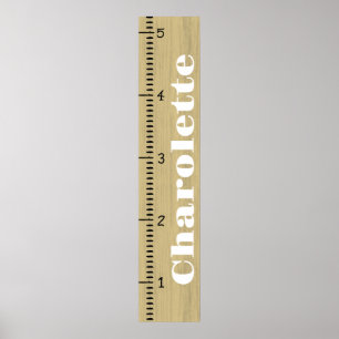 Personalised Female Growth Chart Ruler   My Growth