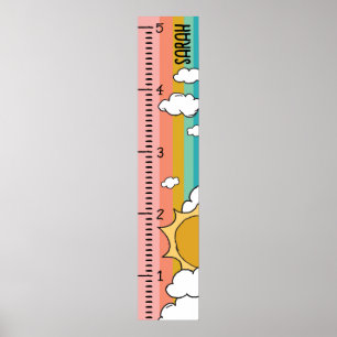 Personalised Female Growth Chart Ruler   My Growth