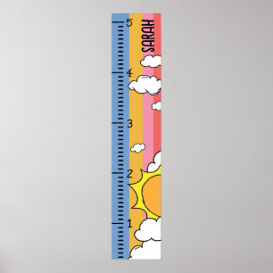 Personalised Female Growth Chart Ruler   My Growth