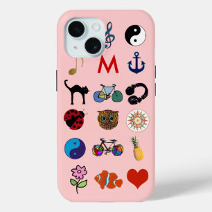 personalised feminine cute pattern_girly iPhone 15 case