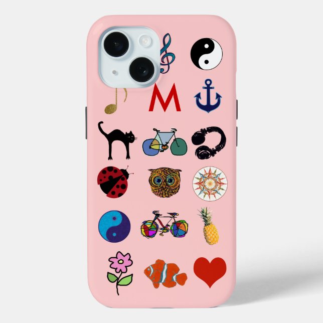 personalised feminine cute pattern_girly Case-Mate iPhone case (Back)