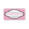 Personalised Feminine Pink Polkadots Bookplate
