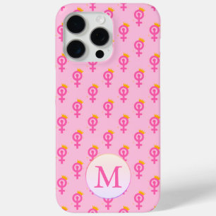 Personalised Feminist Pink iPhone 15 Pro Max Case