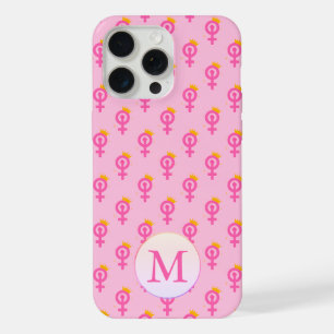 Personalised Feminist Pink iPhone 15 Pro Max Case