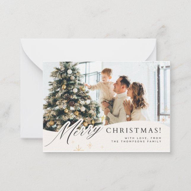 Personalised Festive Christmas Greeting Card (Front)