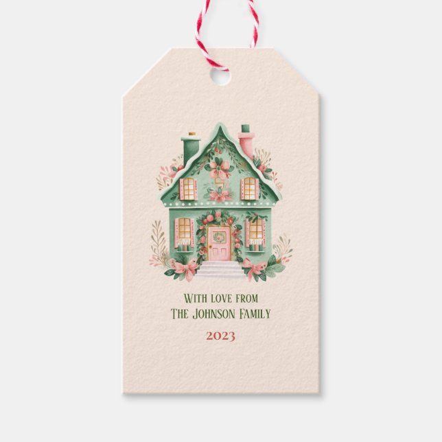 Personalised Festive Gift Tag (Front)