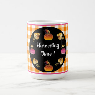 Personalised Festive Harvesting Time  Coffee Mug