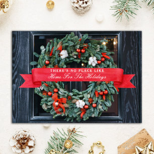 Personalised Festive Home for the Holidays Realtor Thank You Card
