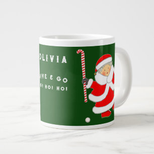 Personalised Field Hockey Holiday Gift Large Coffee Mug
