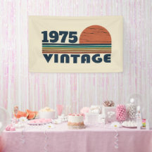 Personalised fifty vintage 50th birthday party