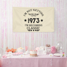 Personalised fifty vintage 50th birthday party