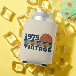 Personalised fifty vintage 50th birthday party can cooler