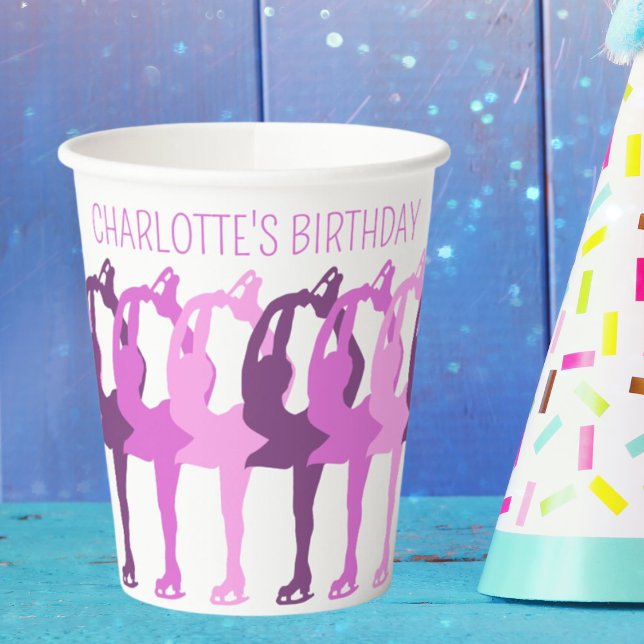 Personalised Figure skating synchronised group  Paper Cups (Creator Uploaded)