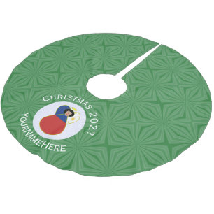 Personalised Filipino Angel Christmas Flag  Brushed Polyester Tree Skirt
