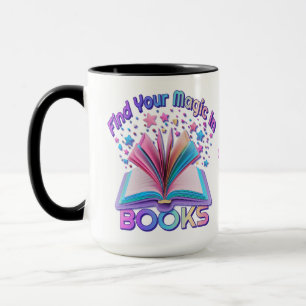 Personalised Find Magic In Books  2 Mug