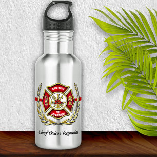 Personalised Firefighter 532 Ml Water Bottle