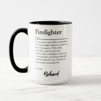 Personalised Firefighter Appreciation Definition