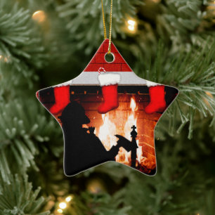 Personalised Firefighter Collectable Ceramic Tree Decoration