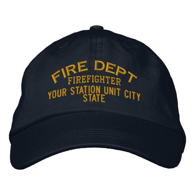 Personalised Firefighter Hat (Front)