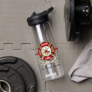 Personalised Firefighter Water Bottle