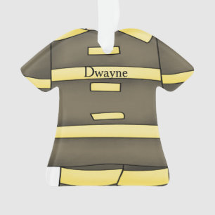 Personalised Fireman Uniform Ornament