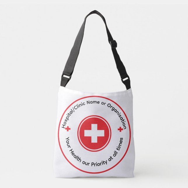 Personalised First Aid Backpack Crossbody Bag (Front)