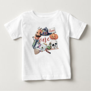 Personalised First Birthday Halloween   Romper Baby T-Shirt