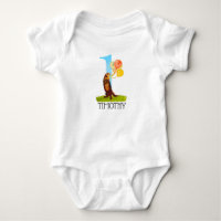 Personalised First Birthday Otter Boy