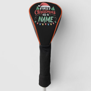 Personalised First Christmas As A Family Matching Golf Head Cover