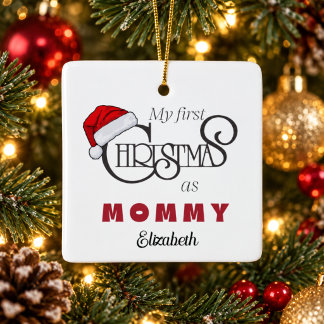 Personalised First Christmas as Mummy Ornament