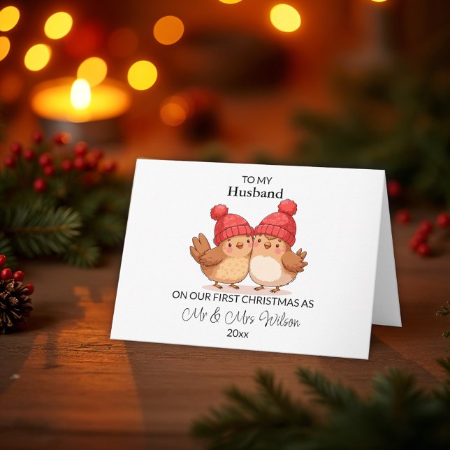 Personalised First Christmas Married Card (Creator Uploaded)