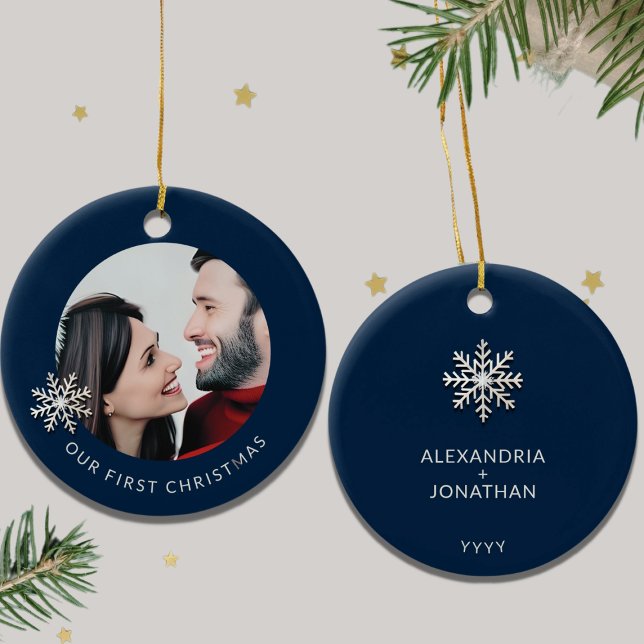Personalised First Christmas Ornament (Creator Uploaded)