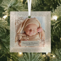 Personalised First Christmas Ornament