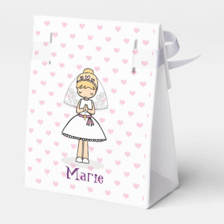 Personalised First Communion Day Girl Favour Box