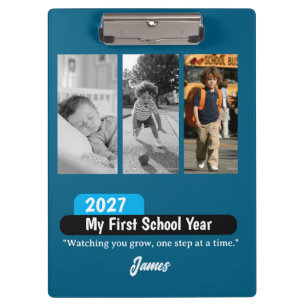 Personalised First Day of School Photo Keepsake Clipboard