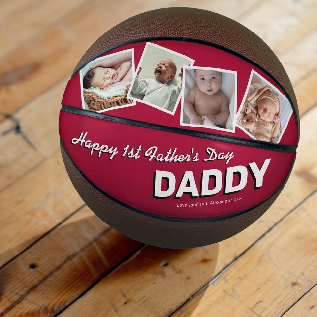 Personalised First Father’s Day Basketball Gift (Creator Uploaded)