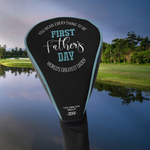 Personalised First Fathers Day Golf Head Cover
