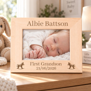 Personalised First Grandson Picture Frame