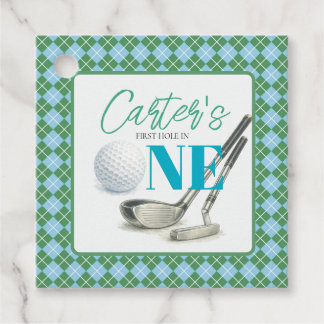 Personalised First Hole in One Golf Favour Gift Ta Tags