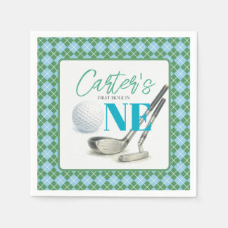 Personalised First Hole in One Golf Paper Napkin