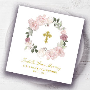 Personalised First Holy Communion Cocktail Napkins