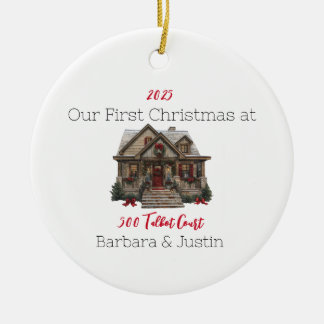 Personalised First Home Ornament